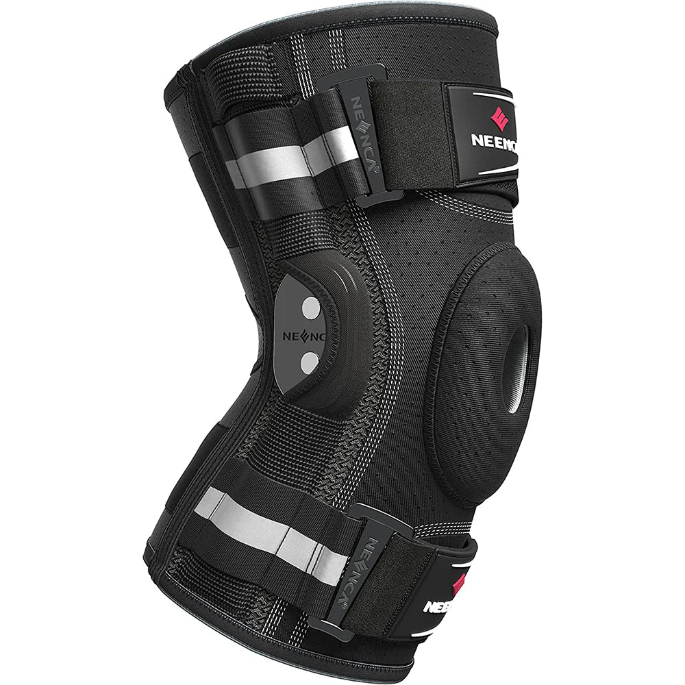 Adjustable Hinged Knee Brace – Dual Stabilizers for Pain Relief, Arthritis, Meniscus Tear, and Injury Recovery (ACL/MCL/PCL Support)