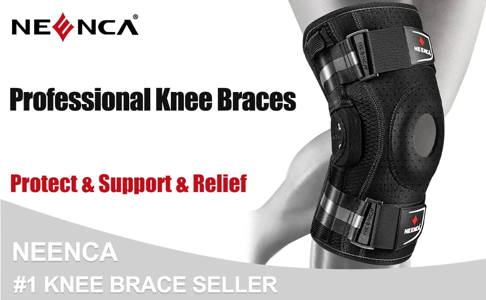 Adjustable Hinged Knee Brace – Dual Stabilizers for Pain Relief, Arthritis, Meniscus Tear, and Injury Recovery (ACL/MCL/PCL Support)
