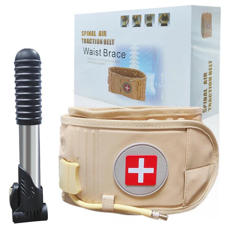 Inflatable Lumbar Decompression Belt – Air Traction Back Support for Lower Spine Pain Relief and Posture Correction (Unisex)