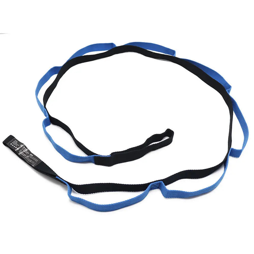 10-Loop Yoga Stretching Strap – Flexibility & Physical Therapy Band for Fitness, Pilates, Dance, and Gymnastics