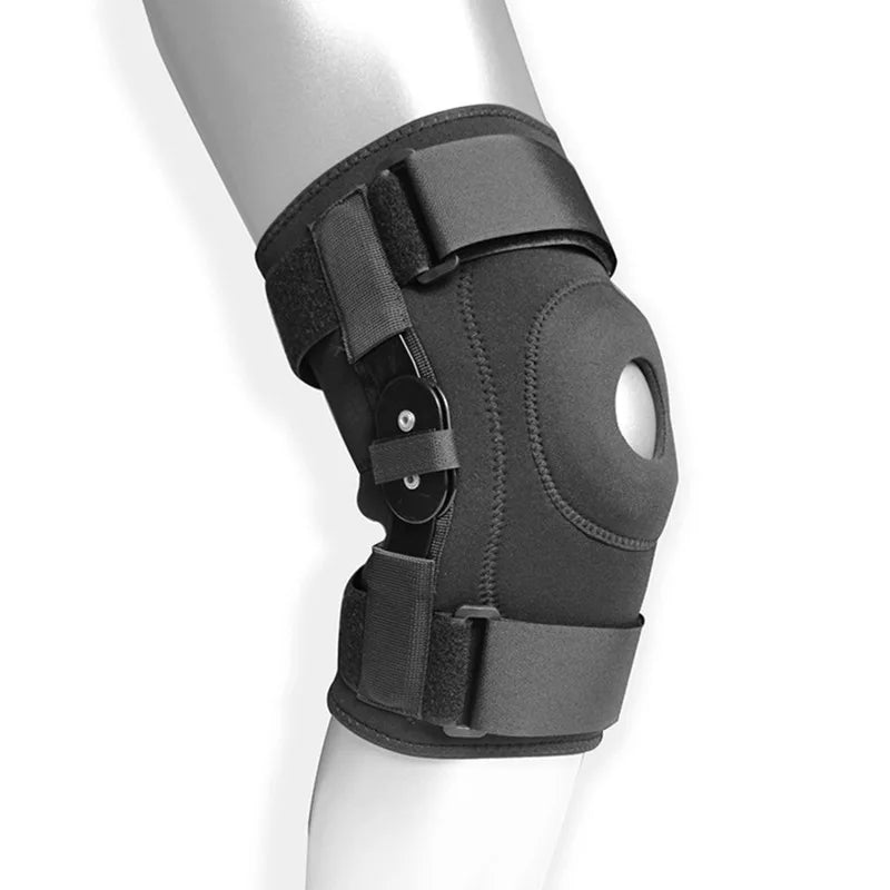 Hinged Knee Brace Support with Strap Side Patella Stabilizers for Protection Pain Relief for Arthritis,Meniscus Tear