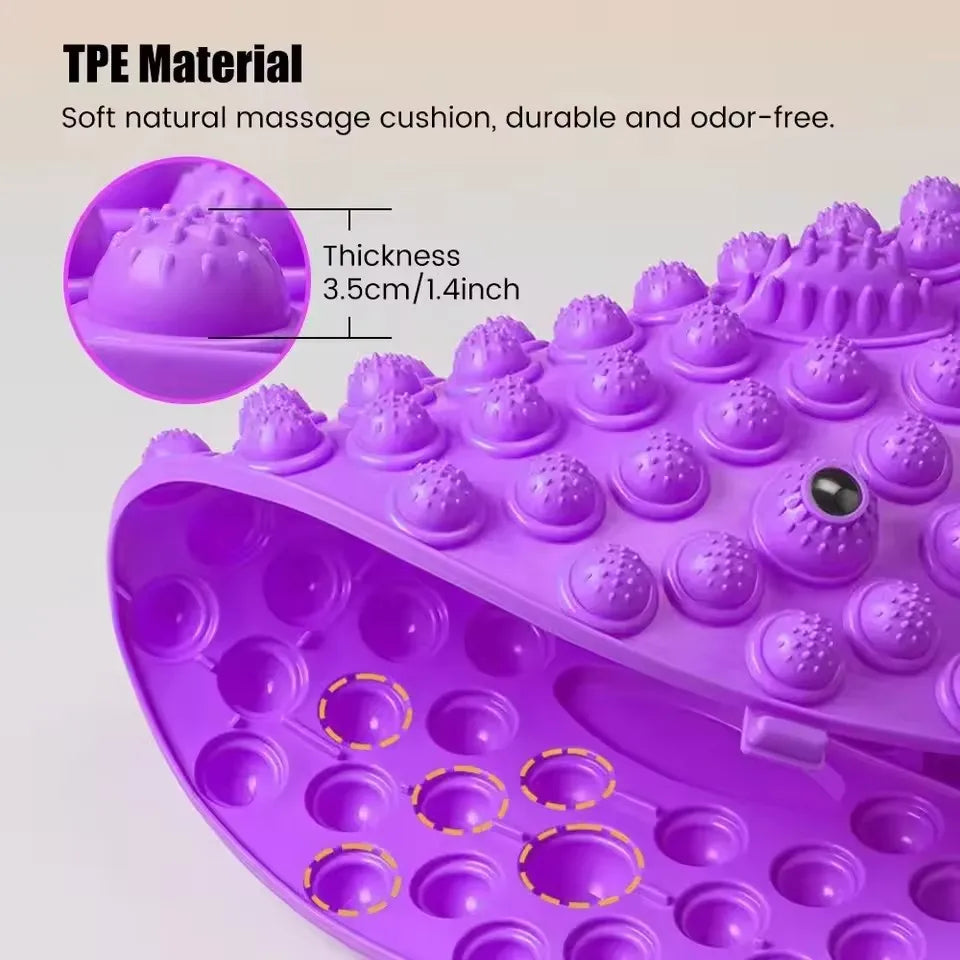 Foot Reflexology & Acupressure Board – Health Walk Massage Pad for Stress Relief and Circulation Boost