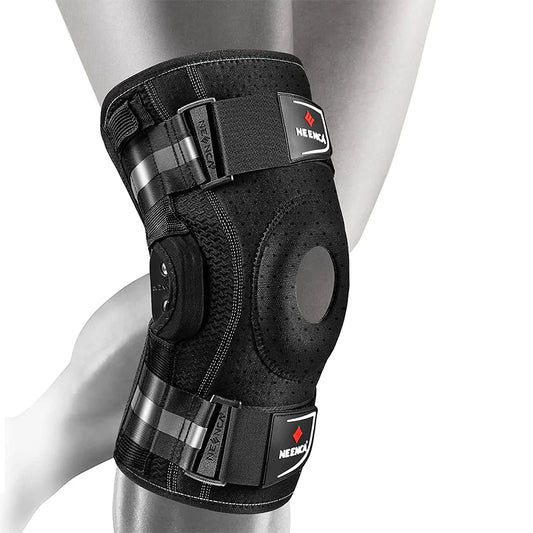 Adjustable Hinged Knee Brace – Dual Stabilizers for Pain Relief, Arthritis, Meniscus Tear, and Injury Recovery (ACL/MCL/PCL Support)