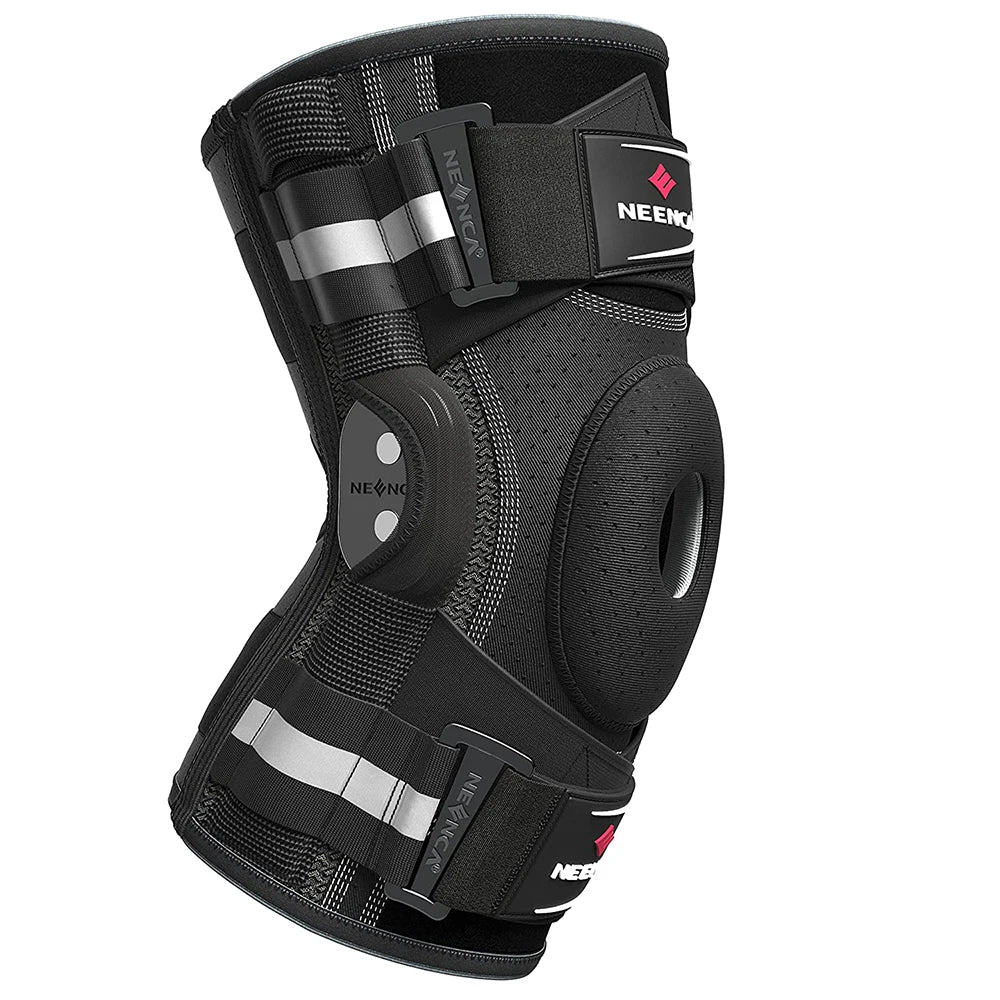 Adjustable Hinged Knee Brace – Dual Stabilizers for Pain Relief, Arthritis, Meniscus Tear, and Injury Recovery (ACL/MCL/PCL Support)