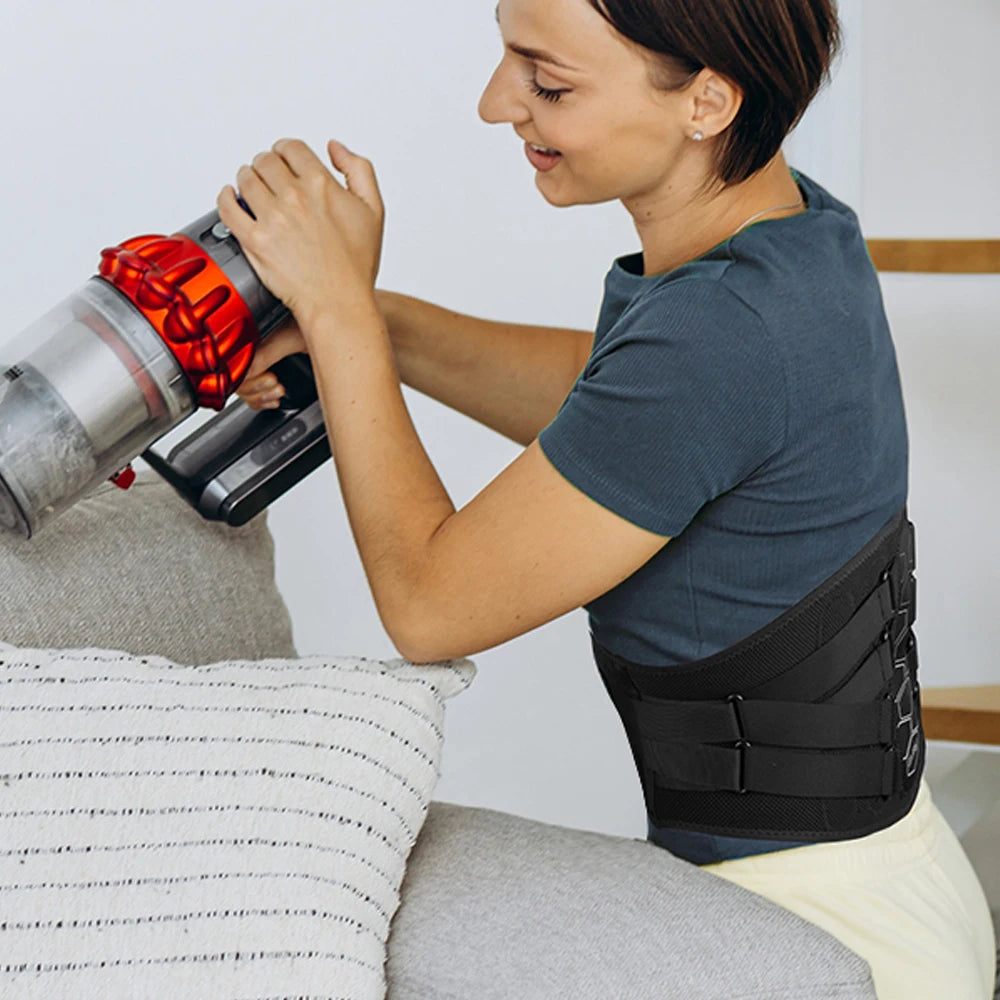 Lower Back Brace for Pain Relief,Back Support Belt, Flexible Lumbar Support Waist Belt for Lifting At Work,Scoliosis Pain Relief