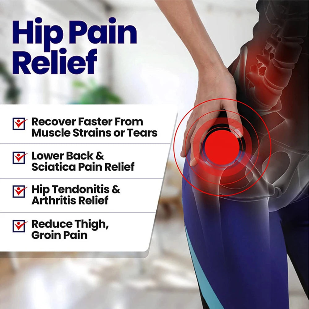 Tcare Sciatica Nerve Pain Relief Thigh Compression Brace for Hip Joints Arthritis Groin Wrap Brace Protector Belt Legwarmers New