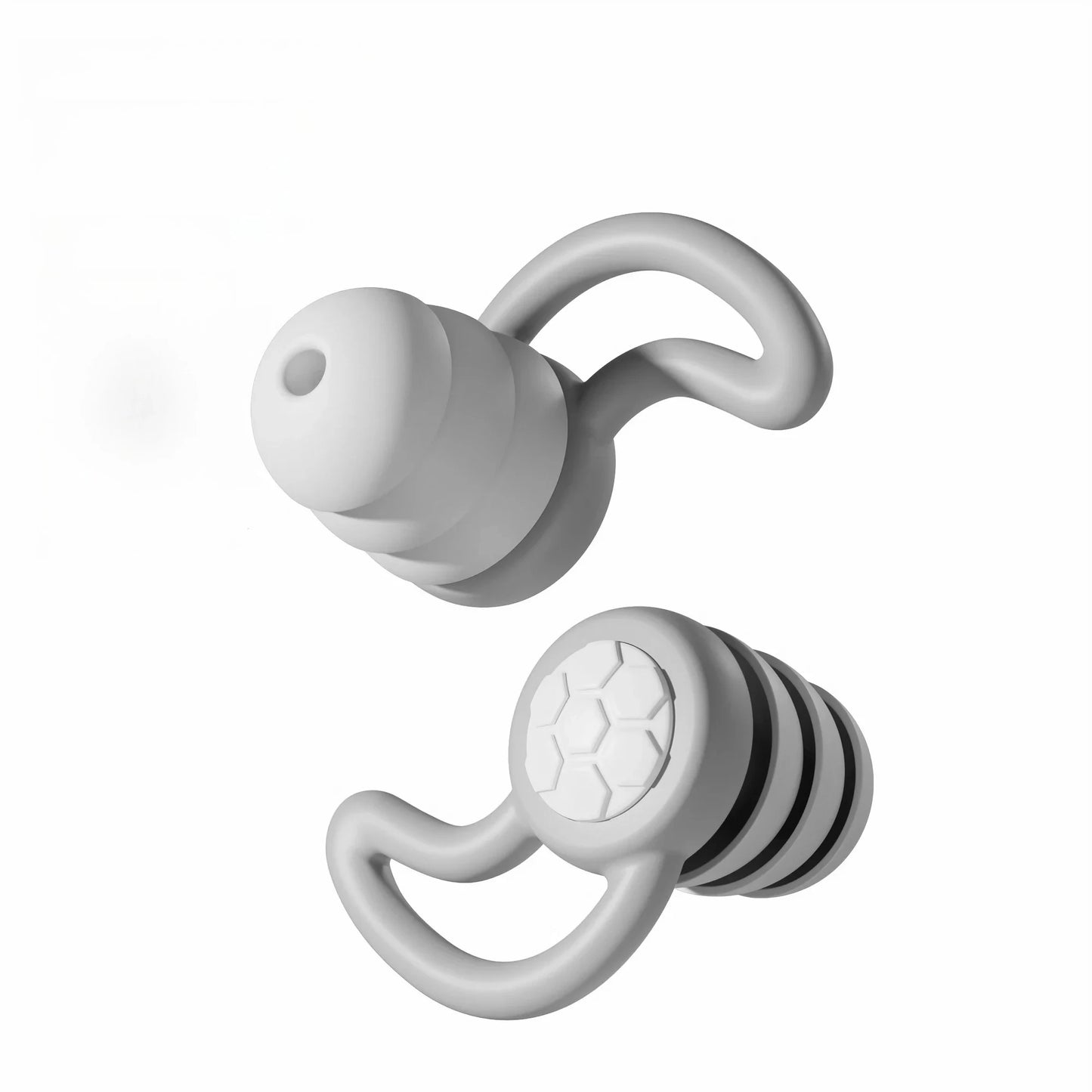 Silicone Noise-Cancelling Earplugs – Waterproof 3-Layer Noise Filter for Sleep, Swimming, Travel & Everyday Use