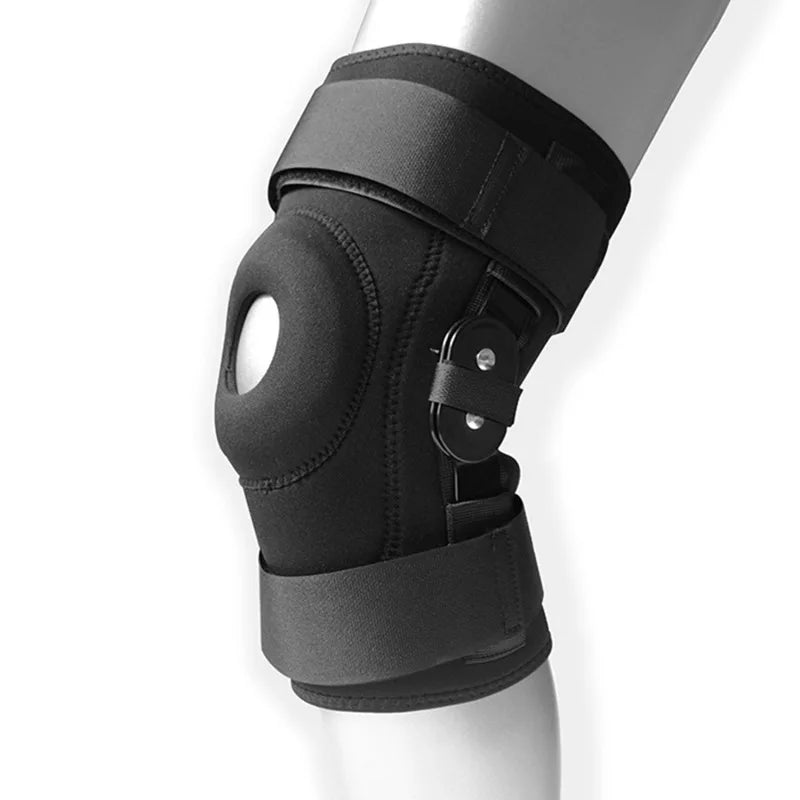 Hinged Knee Brace Support with Strap Side Patella Stabilizers for Protection Pain Relief for Arthritis,Meniscus Tear