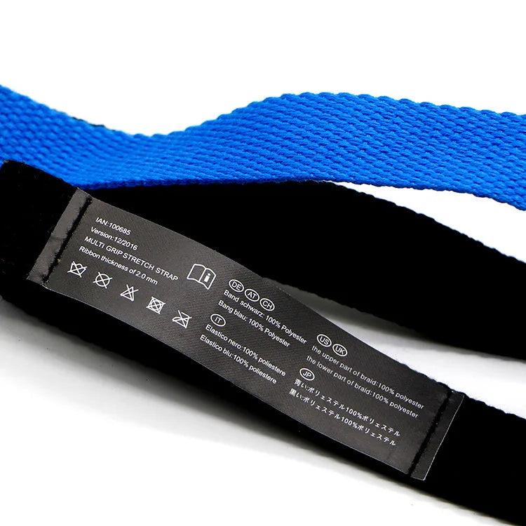 10-Loop Yoga Stretching Strap – Flexibility & Physical Therapy Band for Fitness, Pilates, Dance, and Gymnastics