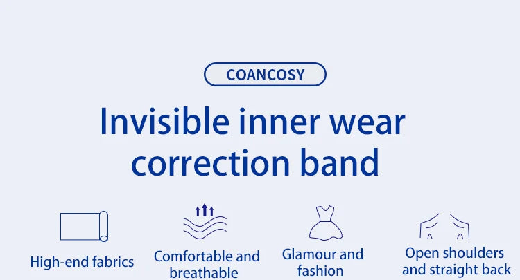 Hump Correction Device With Invisible Posture for Adults,shoulder Opening and Back Straightening to Prevent Hunchback