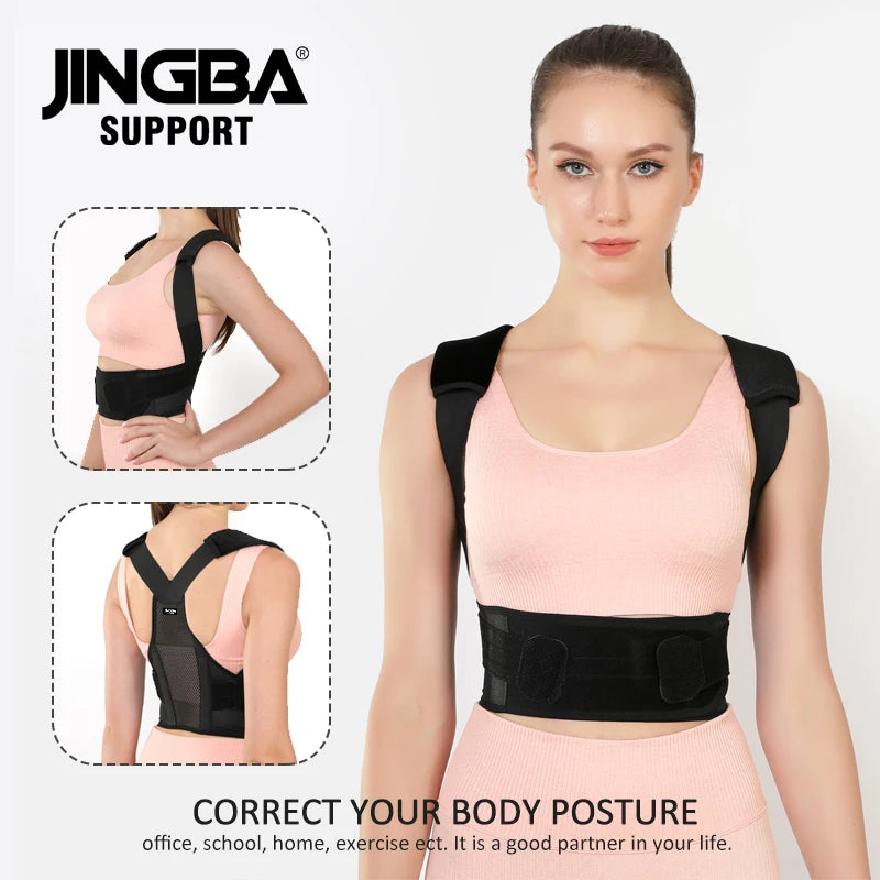 Fully Adjustable Back Brace Posture Corrector – Upper Spine Support for Men & Women