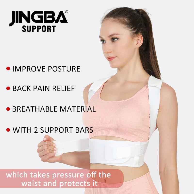 Fully Adjustable Back Brace Posture Corrector – Upper Spine Support for Men & Women