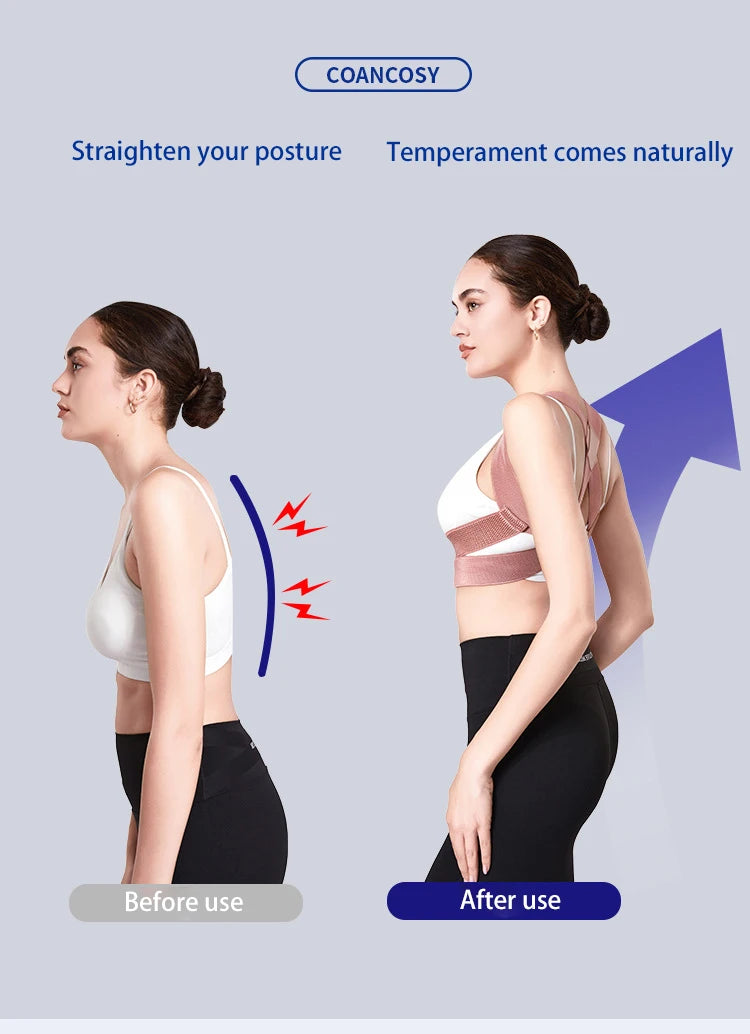 Hump Correction Device With Invisible Posture for Adults,shoulder Opening and Back Straightening to Prevent Hunchback