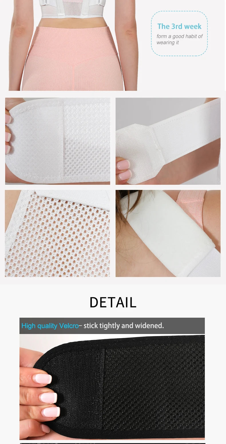 Fully Adjustable Back Brace Posture Corrector – Upper Spine Support for Men & Women
