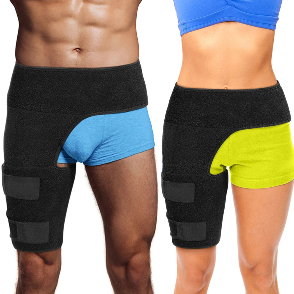 Tcare Sciatica Nerve Pain Relief Thigh Compression Brace for Hip Joints Arthritis Groin Wrap Brace Protector Belt Legwarmers New