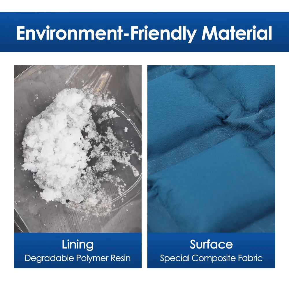 Large Ice Pack for Muscle Relaxation – Reusable Hot Cold Gel Pack with Cooling Cushion for Knee, Leg, Back, Neck & Shoulder Support