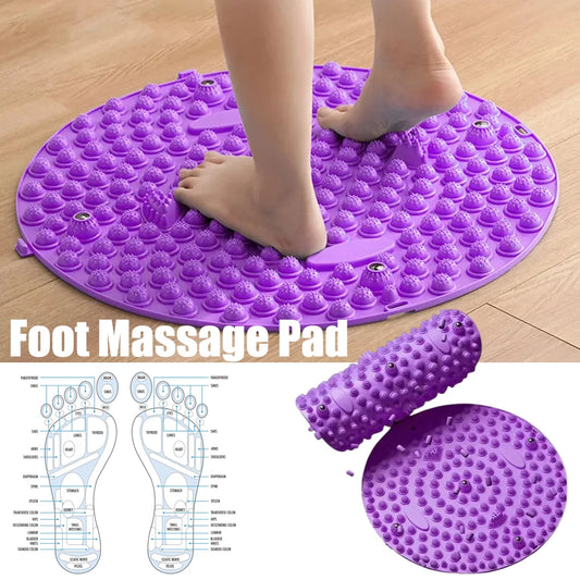 Foot Reflexology & Acupressure Board – Health Walk Massage Pad for Stress Relief and Circulation Boost