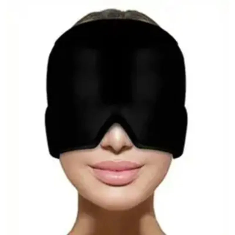 1pc Gel Hot & Cold Therapy Ice Cap – Head Wrap, Face Mask & Sleep Eye Mask for Pain Relief and Relaxation