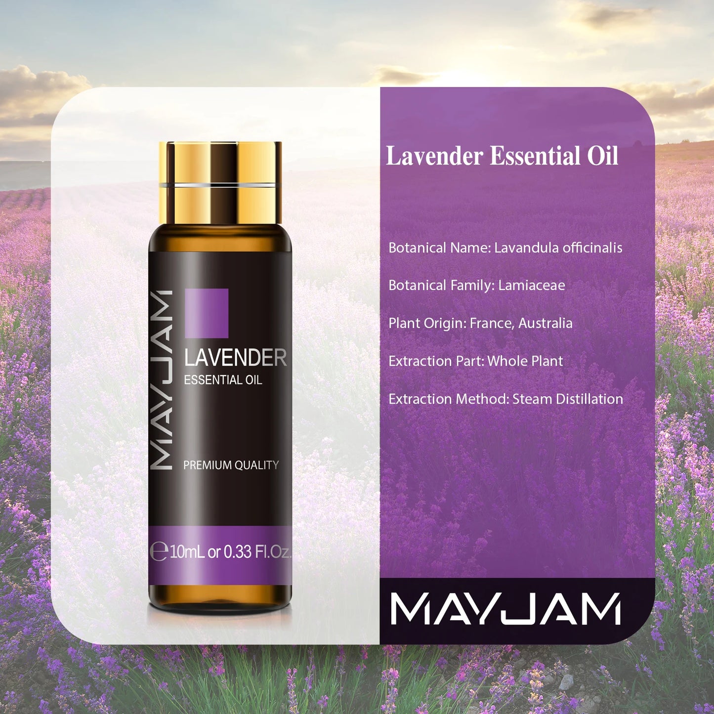Pure Essential Oils Set (10ML) – Lavender, Eucalyptus, Rose, Lemon, Mint & More for Relaxation, Diffusers & Aromatherapy