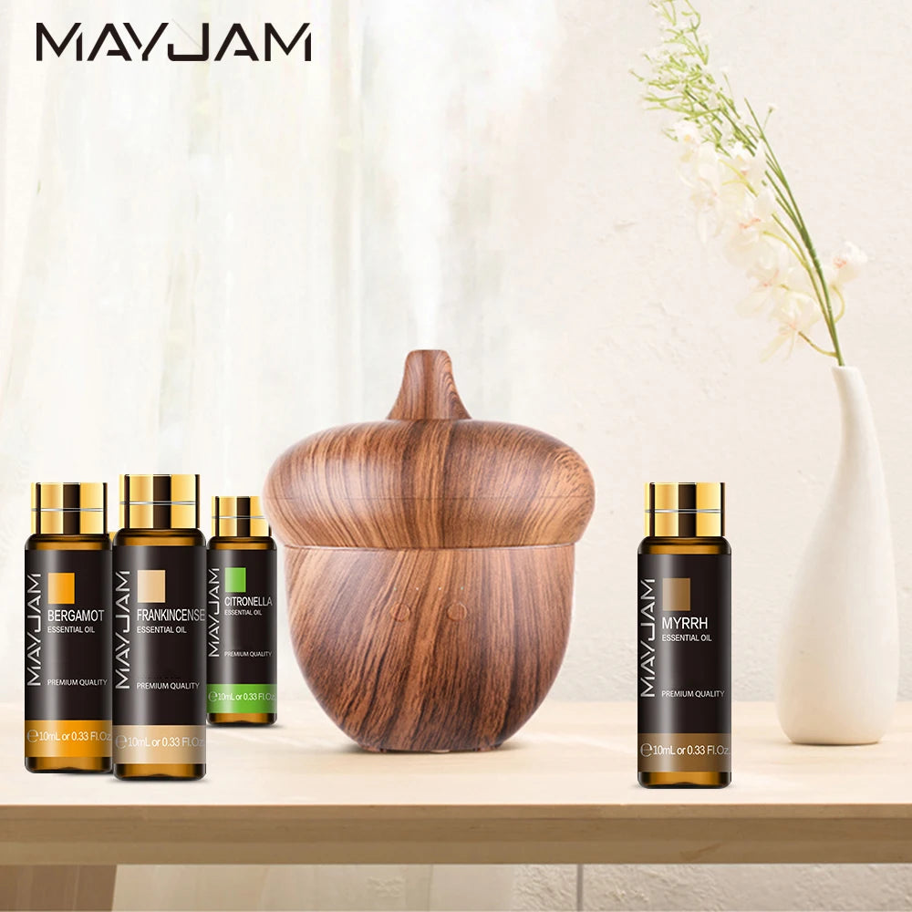Pure Essential Oils Set (10ML) – Lavender, Eucalyptus, Rose, Lemon, Mint & More for Relaxation, Diffusers & Aromatherapy