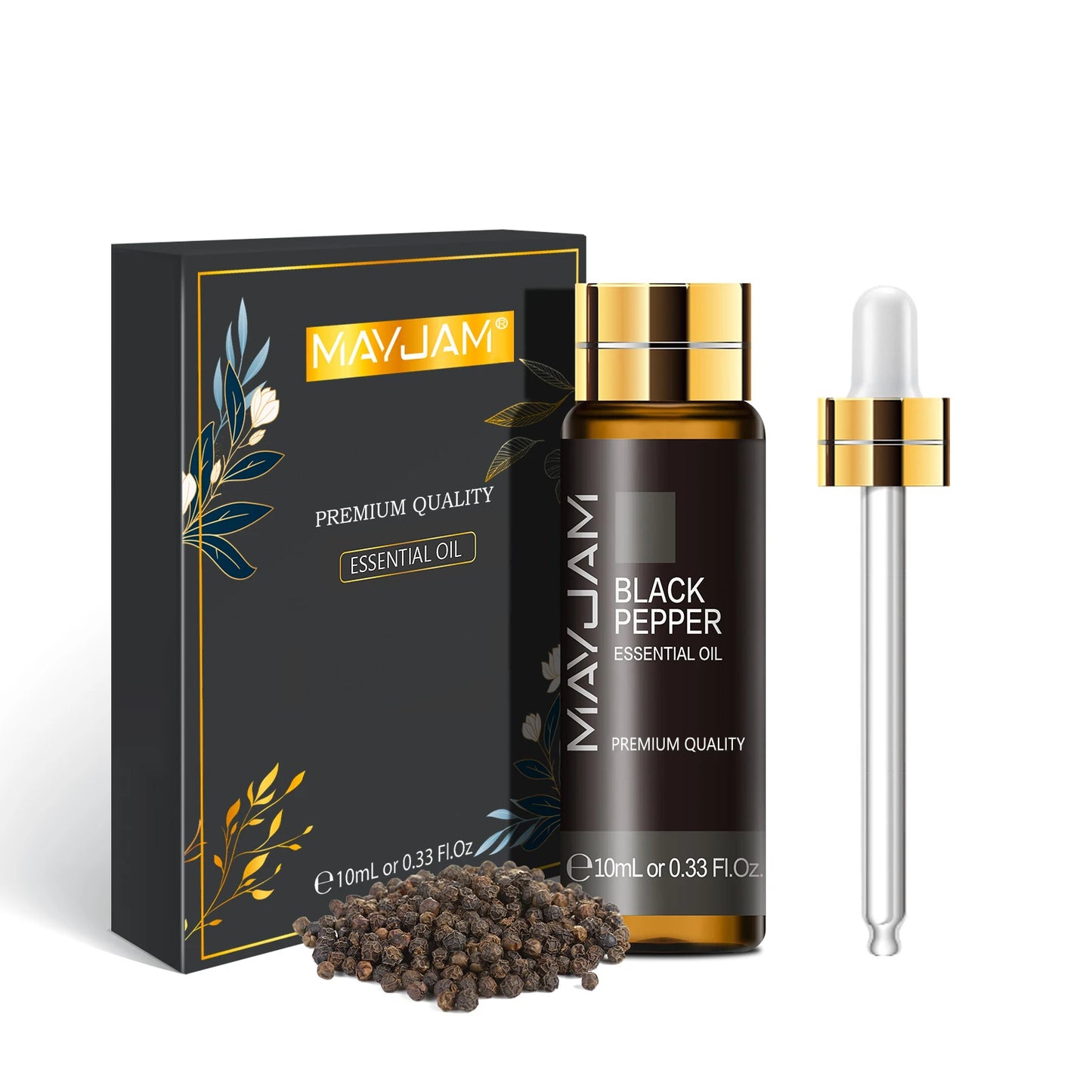 Pure Essential Oils Set (10ML) – Lavender, Eucalyptus, Rose, Lemon, Mint & More for Relaxation, Diffusers & Aromatherapy