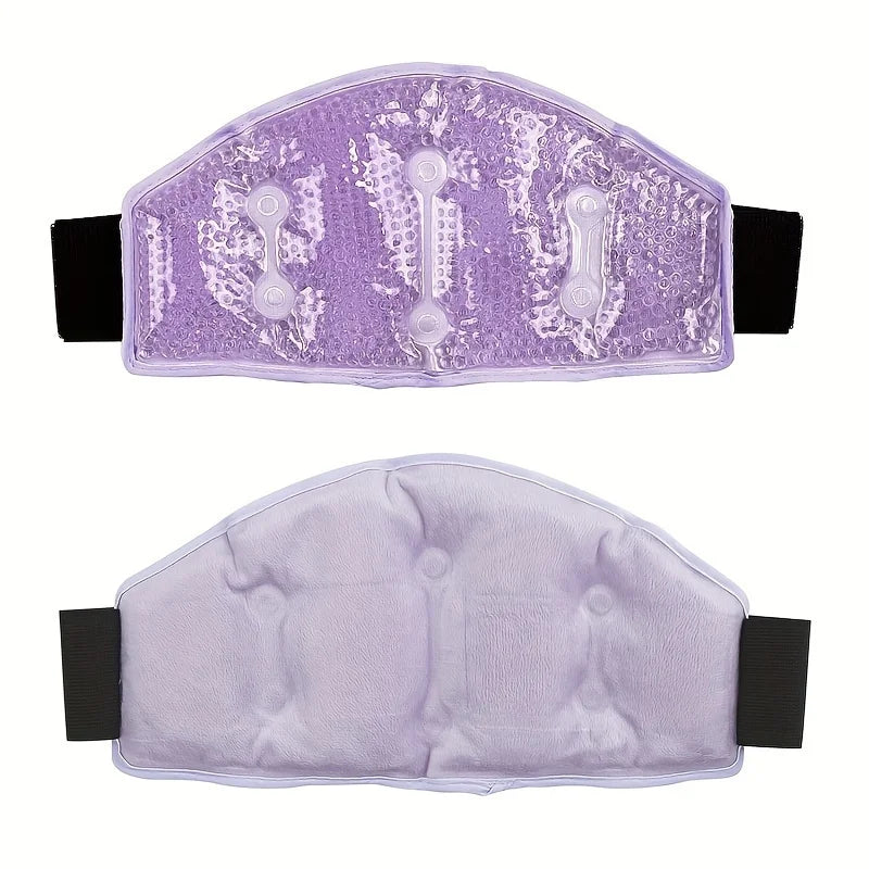 Reusable Gel Bead Neck Strap - Universal Fit Hot/Cold Compress for Shoulder, Neck, and Waist Relief - Microwave and Refrigerator