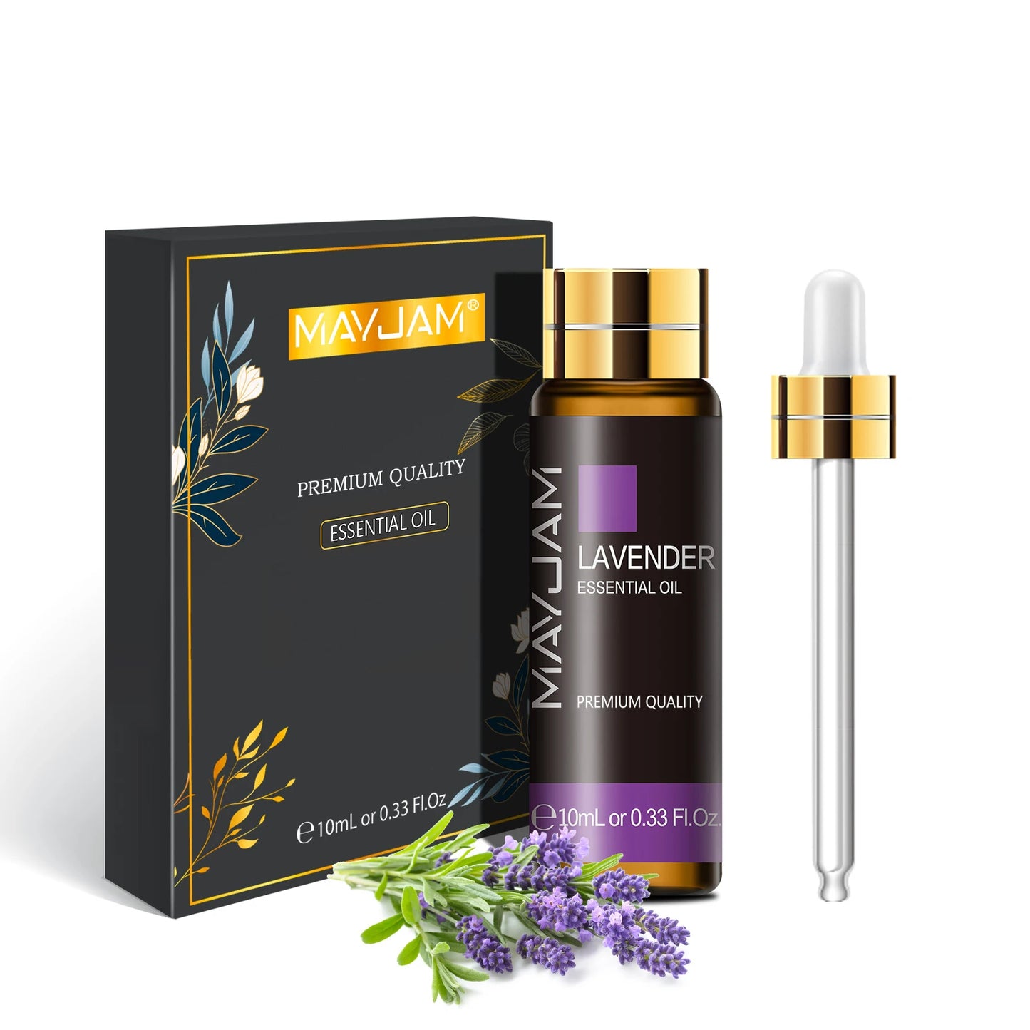 Pure Essential Oils Set (10ML) – Lavender, Eucalyptus, Rose, Lemon, Mint & More for Relaxation, Diffusers & Aromatherapy