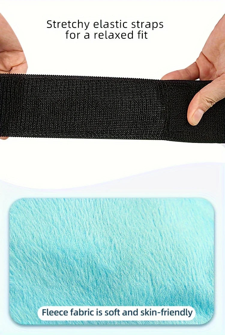 Reusable Gel Bead Neck Strap - Universal Fit Hot/Cold Compress for Shoulder, Neck, and Waist Relief - Microwave and Refrigerator