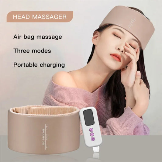 Electric Scalp & Head Massager – Air Pressure Therapy for Deep Relaxation and Headache Relief